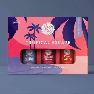 WOOLZIES Aromatherapy TROPICAL ESCAPE essential Oils 3 10 Ml Set